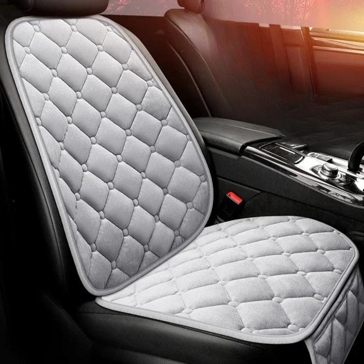 Flax Linen Car Seat Cover Front Rear Non-Slide Winter Auto Protector Cushion Mat Pad Compatible with Seat Ibiza X1 X45