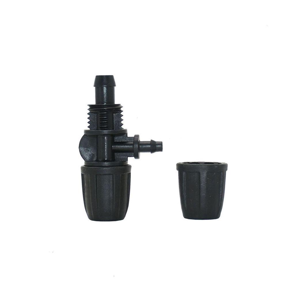 3/8" 8mm Garden Hose Connector 8/11 To 4/7 3/5mm Hose Reducer Water Splitter Tee Elbow End Plug Drip Irrigation System Fitting
