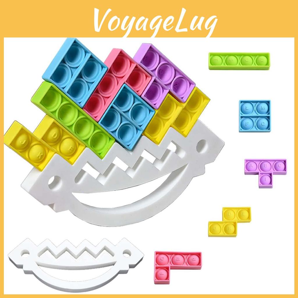 Silicone Kids Stacking Blocks With Balance Fun For Parentchild Play