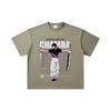 260 GSM Double Yarn 32 Count 100% Cotton Jujutsu Kaisen V48 Toji Print Unisex Heavy Cotton T Shirt