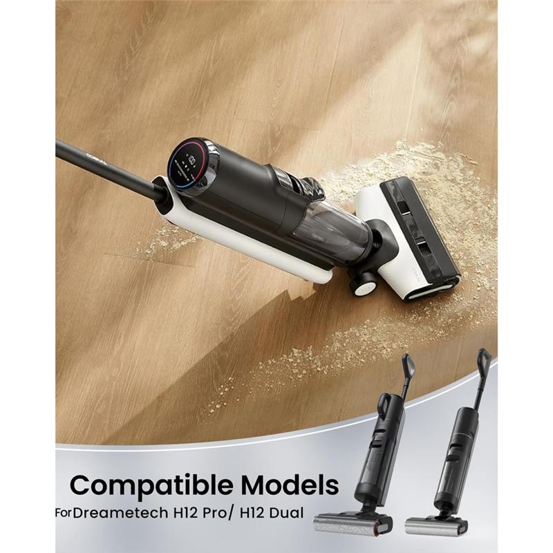 

AD23-HEPA-фильтры и роликовая щетка для моющего пылесоса Dreame H12 Pro/ H12 Dual, набор запасных частей и аксессуаров