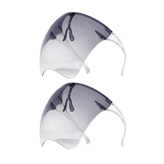 Sıçrama Korumalı Yüz Kalkanı Tam Yüz Koruma Maskesi Buğu Önleyici Şeffaf Yüz Maskesi Mutfak Pişirme Taşlama Kesme İçin Yeniden Kullanılabilir Sıçrama Koruyucu