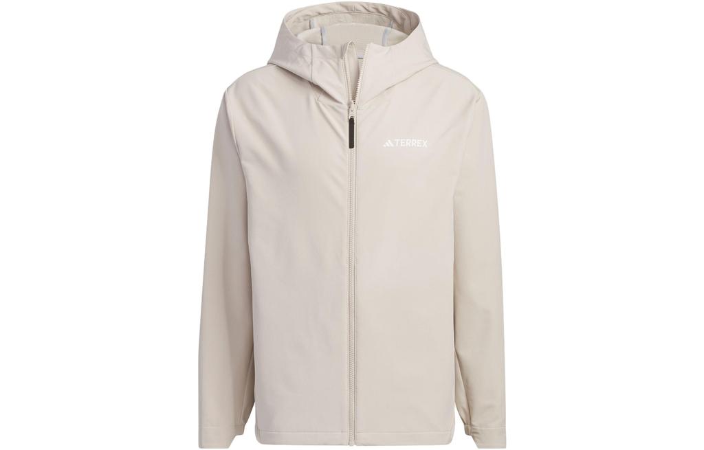 adidas Jackets Men's Light Khaki Hooded Thickened Other IL9010