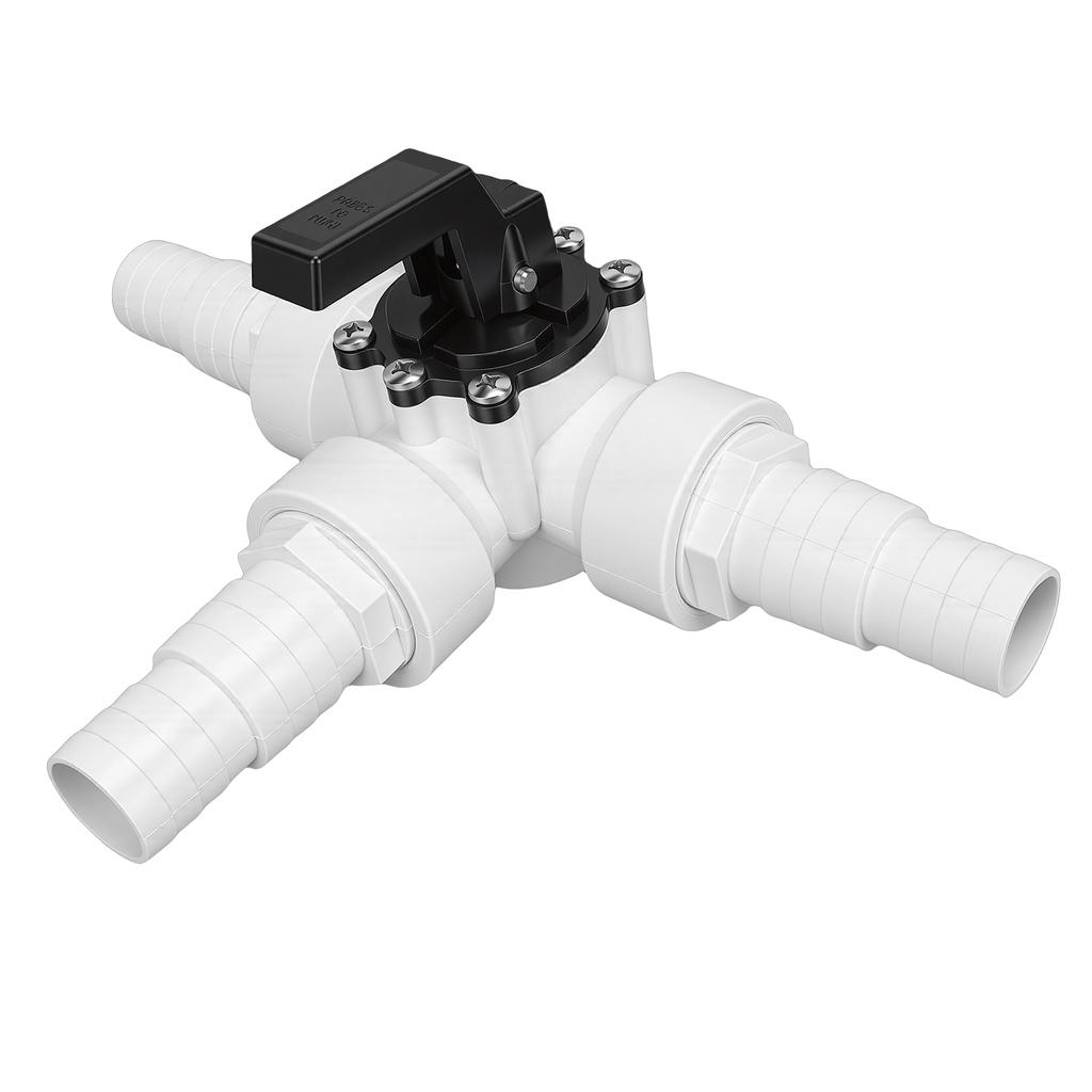 3 Way Swimming Pool Diverter Valve Hose Adapter Fit for Zodiac PVC G1 1 2 Female Thread 3 Way Water Hose Conversion Kit