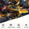 1Pc Transformer Robot Print Flannel Blanket, High Quality Comfortable for All Seasons, Home Decor, Warmth and Comfort, Perfect for Christmas Gifts