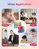 6Pcs Textured Sensory Fidget Toy Set, Colorful Squeeze Stress Relief Toys,Portable Anxiety Relief Desk & Travel Toys for Kids 3+ and Adults