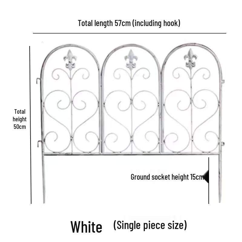 

Європейська кована садова та балконна опора для квітів Standard