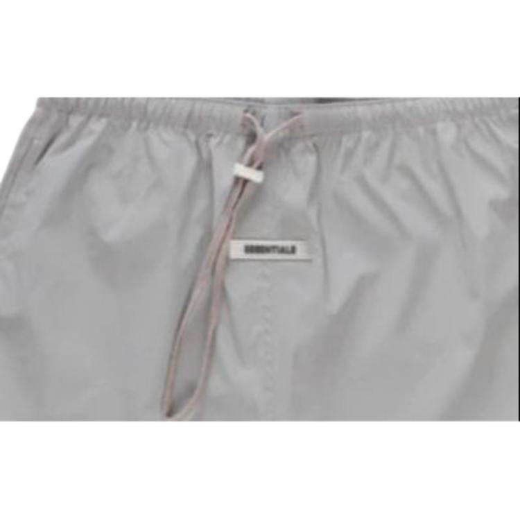 Fear of God Essentials FW20 Volley Shorts Silver Reflective Unisex Shorts FOG-FW20-231
