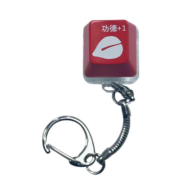 RGB Mechanical Keyboard Keychain Mini Switch Tester Portable Fidget Toy for Office Anxiety Stress Relief