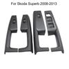 1/2/4 SZT. Ramka panelu sterowania przełącznikiem uchwytu drzwi przednich tylnych podłokietnika samochodowego Panel ozdobny Wymiana Dla Skoda Superb 2008-2013 3TD867157