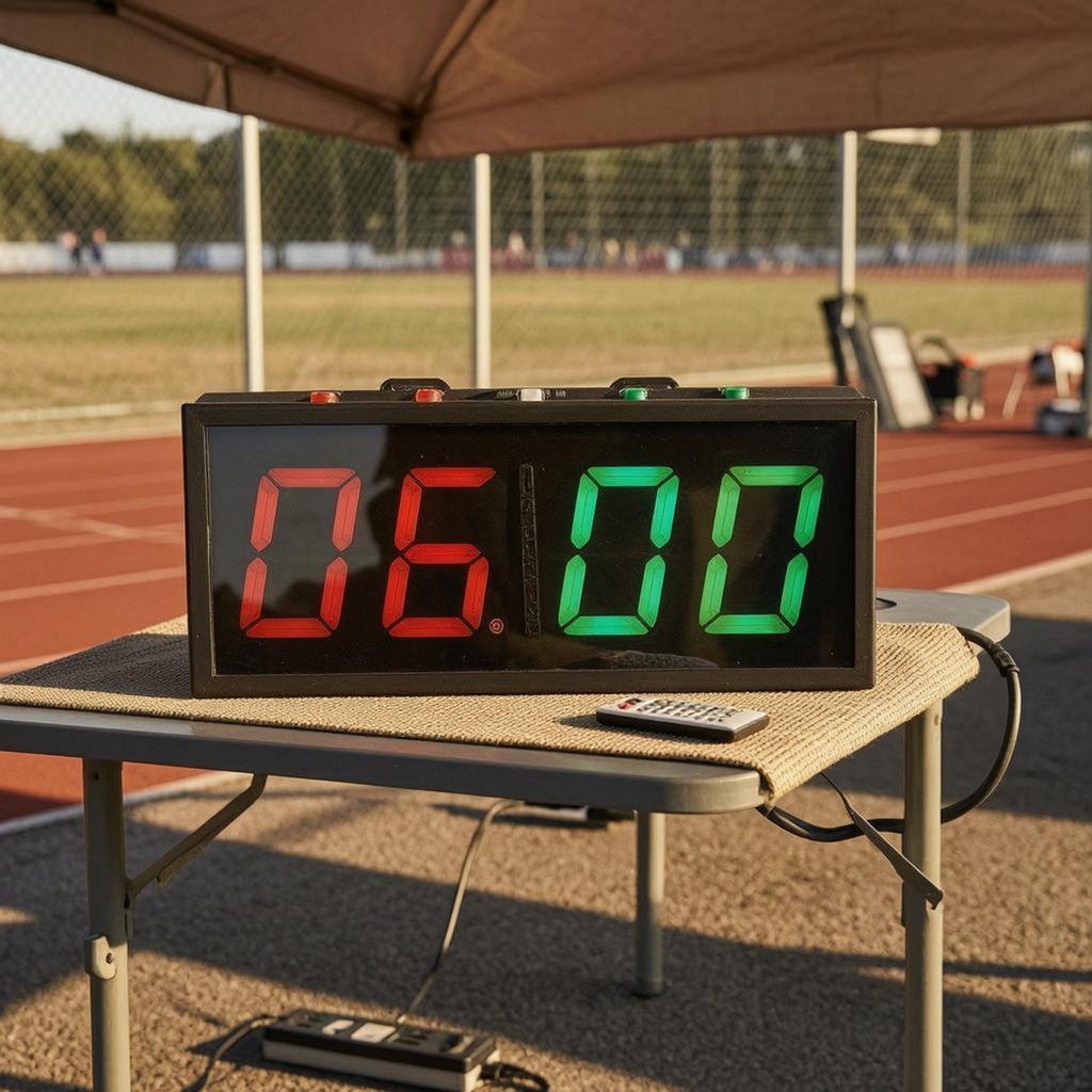 Electronic Score Indicator Wireless Control Led Scoreboard Electronic Score Keeper Large Numerals Sports Equipment Bright Digits