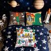 Cartoon Art J-J-Joguman Cushion Cover Home Office Convenient Nordic Simplicity Hit With Zipper Cushion Cover