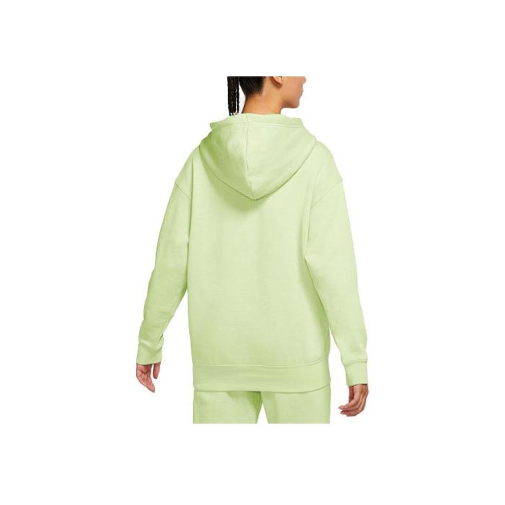 Nike Fleece Pullover Hoodie Women hoodies Ice-Green Yellow DJ7669-303