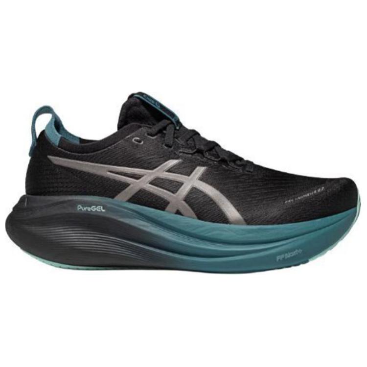 New Asics GEL NIMBUS 27 Abrasion Resistant Breathable Low Top Long Distance Running Marathon Running Shoes Men's Black 1011C093-001