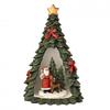 Regal Tidings Christmas Tree With Mini Santa Scene and LED