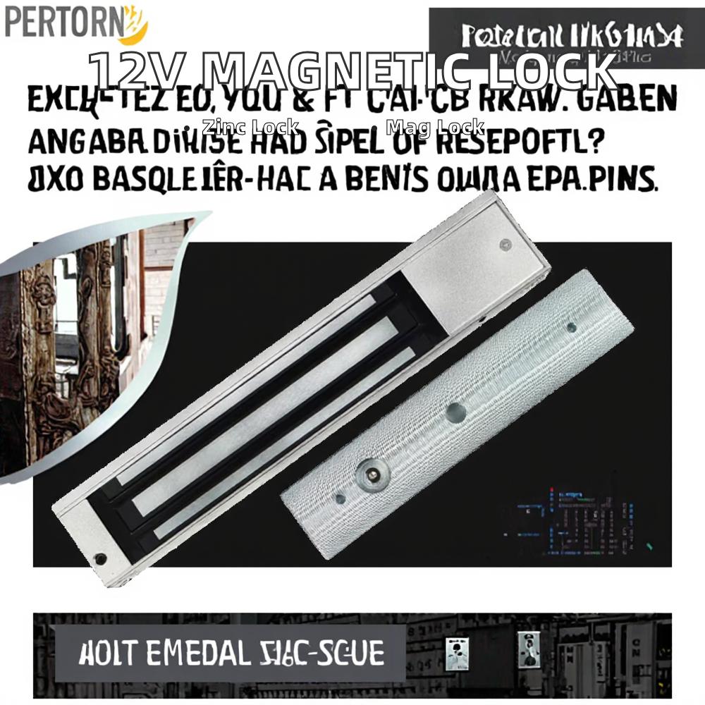 Cerradura Electromagnética de Aleación de Zinc 280kg 12v 600lbs con Retardo de Tiempo Control de Acceso Inteligente Cerradura Magnética
