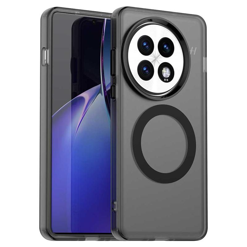 Transparent Case For OnePlus 13 Case OnePlus 13 Anti-knock Magnetic Adsorption Wireless Charge Back Cover For OnePlus 13 Case