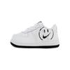 Air Force 1 LV8 'Have A Nike Day' Uśmiechnięta buźka Niskie Buty Skateboardowe Białe Czarne Niemowlęce i Małe Dzieci BQ8275-100