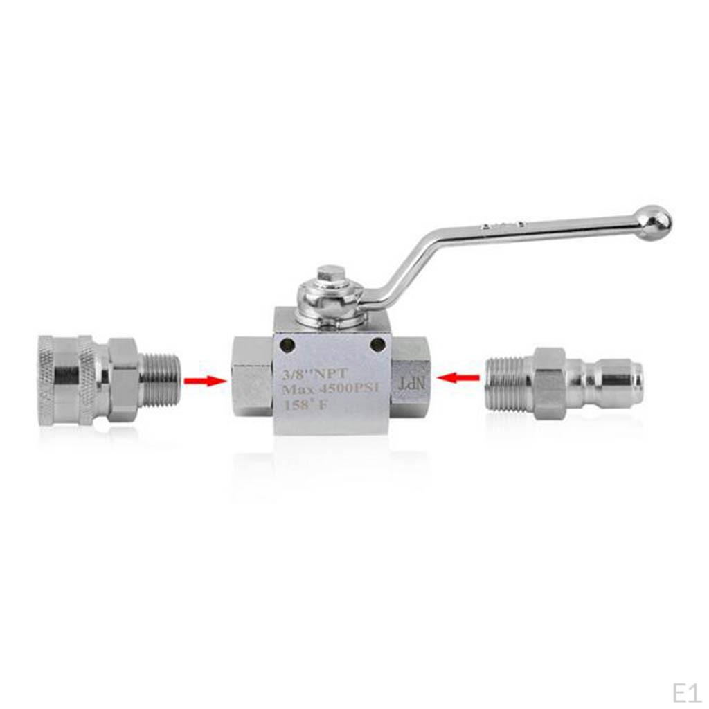 1xHigh Pressure Washer Ball for Hose 3/8'' 4500PSI