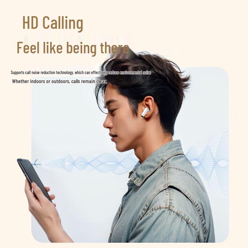 Lenovo TA100 True Wireless Semi-in-Ear Bluetooth Earbuds