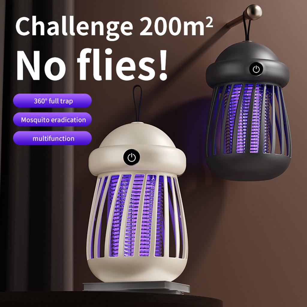 Indoor Mosquito Killer Electric Bug Zapper with UV Light Rechargeable Portable Mosquito Trap for Home Use Safe and Efficient Insect Control