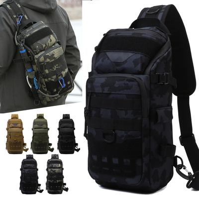 Men's Fishing Chest Bag Tactical Backpack Sports Shoulder Outdoor Fanny Pack Hiking Climbing Cycling Sling Bags Camping Bag