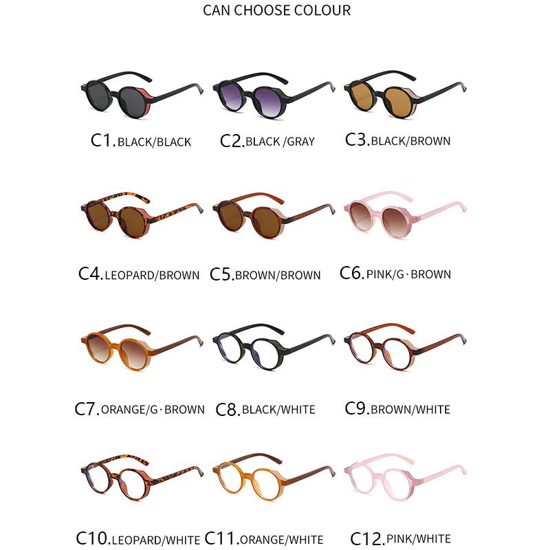 Anti-blue Light Glasses Retro Fashion Round Women Man Eyeglas Lady Vintage Luxury Brand Eyewear Blue Light Blocking Man Eyewear