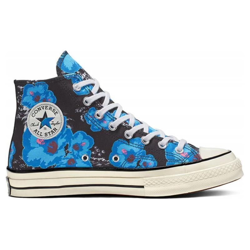 Converse 1970s Paradise Floral High Top Comfortable and Lightweight High Top Espadrilles Unisex Sky Blue