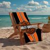 Vintage Motorcycle Fashion Beach Towel: Ideal for Summer Adventures Soft, absorbent and quick drying suitable for swimming and bathing