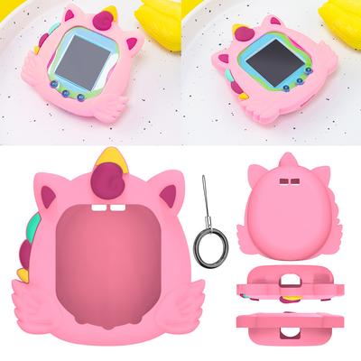 Silicone Cute Case Shockproof Protector Skin Waterproof Protective Skin Sleeve Shell for Tamagotchi Uni 2024 Virtual Pet Machine