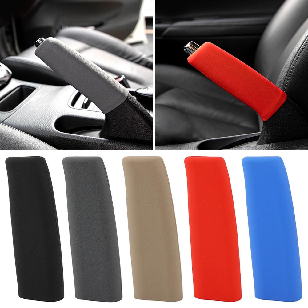 Hand Brake Set Universal Car Handbrake Sleeve Silicone Gel Cover Anti-Skid Auto Parking Brake