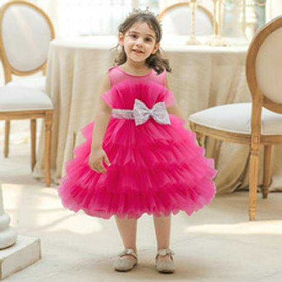 Sequin Tulle Party Dress for Baby Girls - Perfect for Birthdays & Banquets