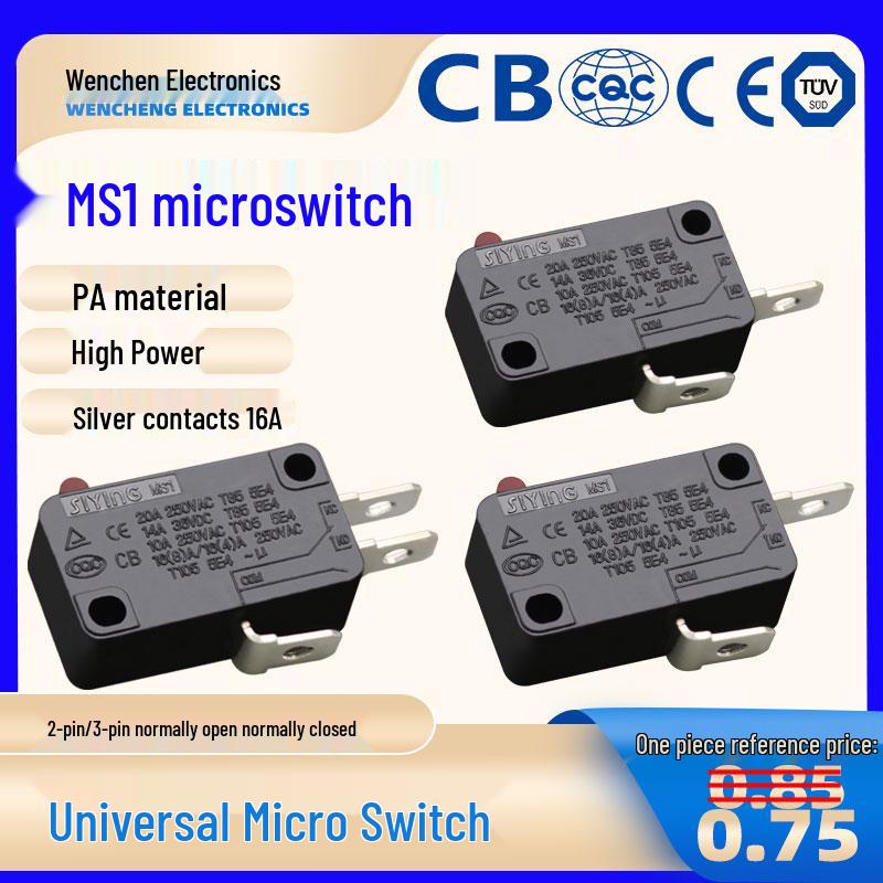 KW7-0 Universal Micro Switch for Travel Limit & Car Washer Foot Pump Diaphragm