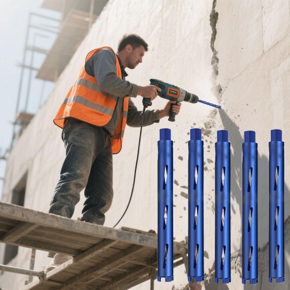 

32x370mm Concrete Perforator Quick Drying Masonry Core Drill Bit Builders Style-C