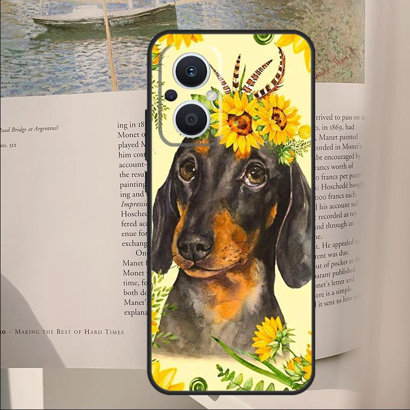 Dachshund Dog Animal Cover For OPPO Reno 13F 11F 12F 14F 11 12 13 14 Pro 7 8 Lite OPPO Find X6 X5 X8 X9 Pro Case