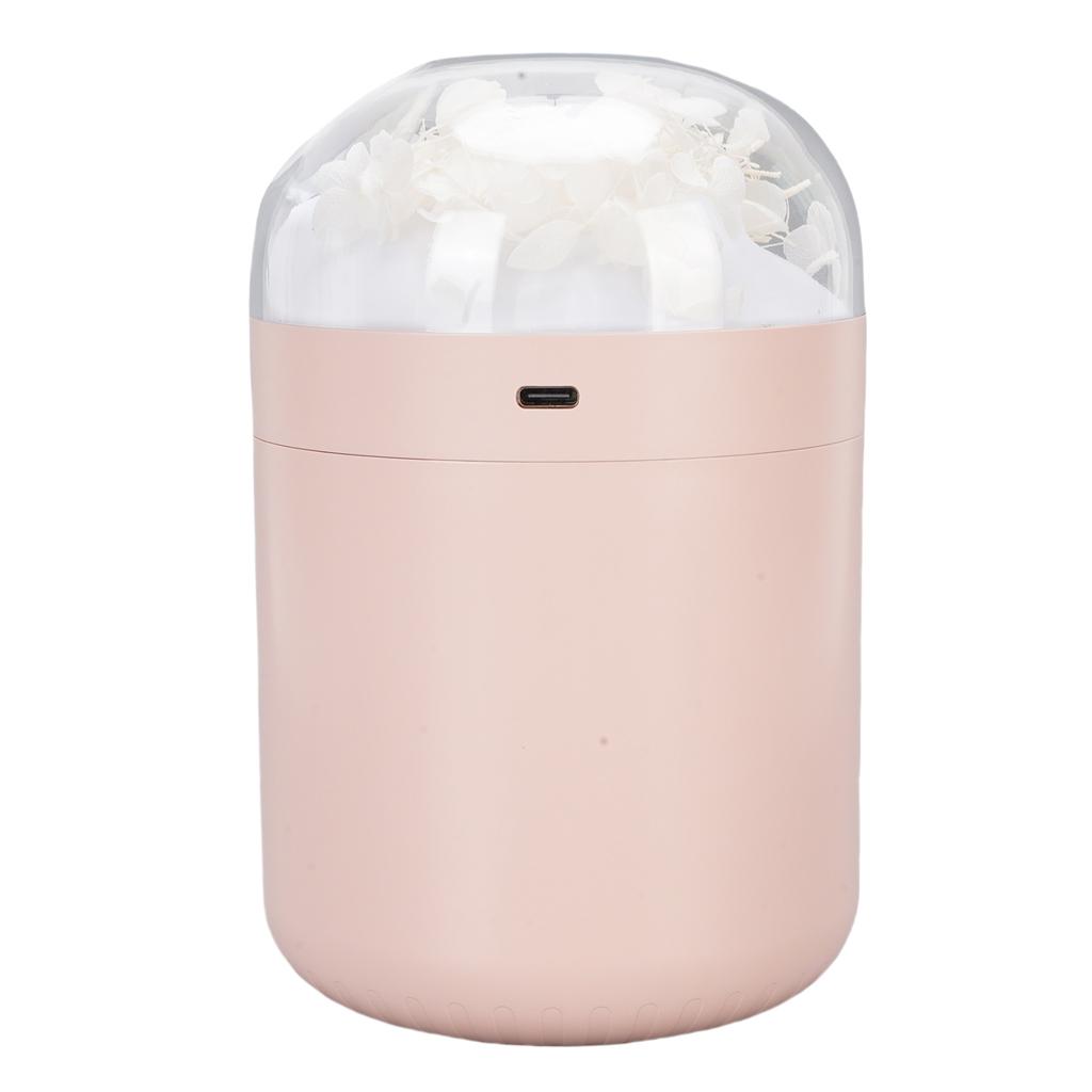 Eternal Flower Humidifier 2W 500ML Water   USB Powered Desktop Humidifier with 7 Color Light for Bedroom  