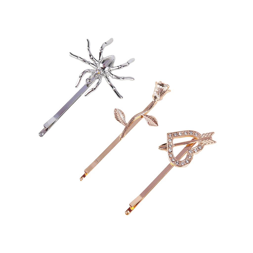 2x Girl Women Metal Pearl Hair Pin Barrette Clips Side Hairpin Hair Accessory HI