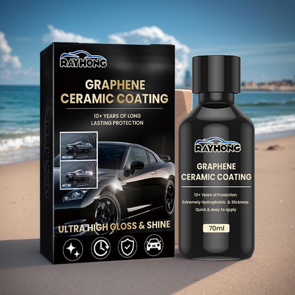 1-5Set Car Motorcycle Graphene Ceramic Coating Graphene Glass Plated Car Paint Care Anti Scratch Coating Car Polish Maintenance