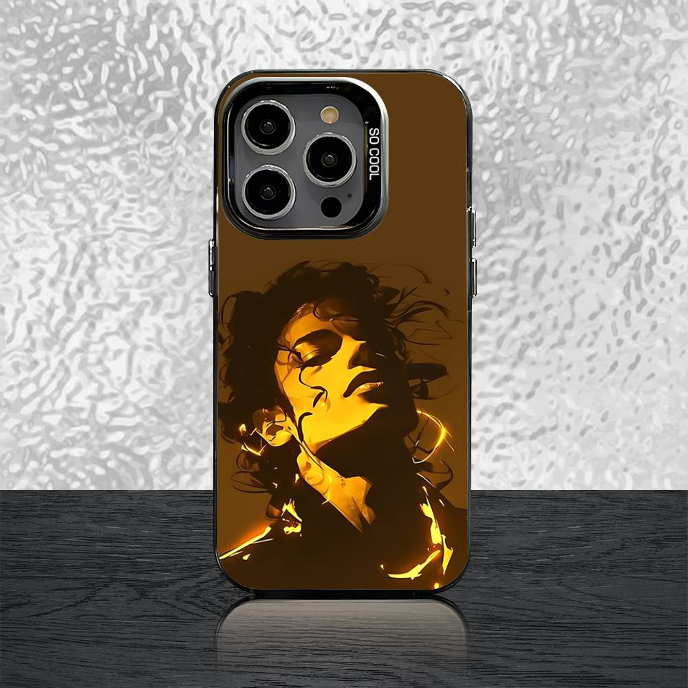 

Чехол для телефона Singer M-Michaels J-Jackson для iPhone 17,16,15,14,13,12,11,Pro,Max,Plus,Mini,Air,SE4 Черный Матовый Ударопрочный Чехол iPhone12PRO