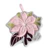 High-Quality Absorbent Flower Snap Button Hand Towel - Durable and Shed-Free, Perfect for Kitchen or Kids Souvenir
