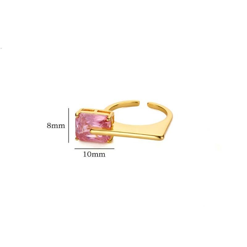 Wind fashion open butterfly ring women's light luxury micro-inlaid zircon beautiful niche open fashion jewelry