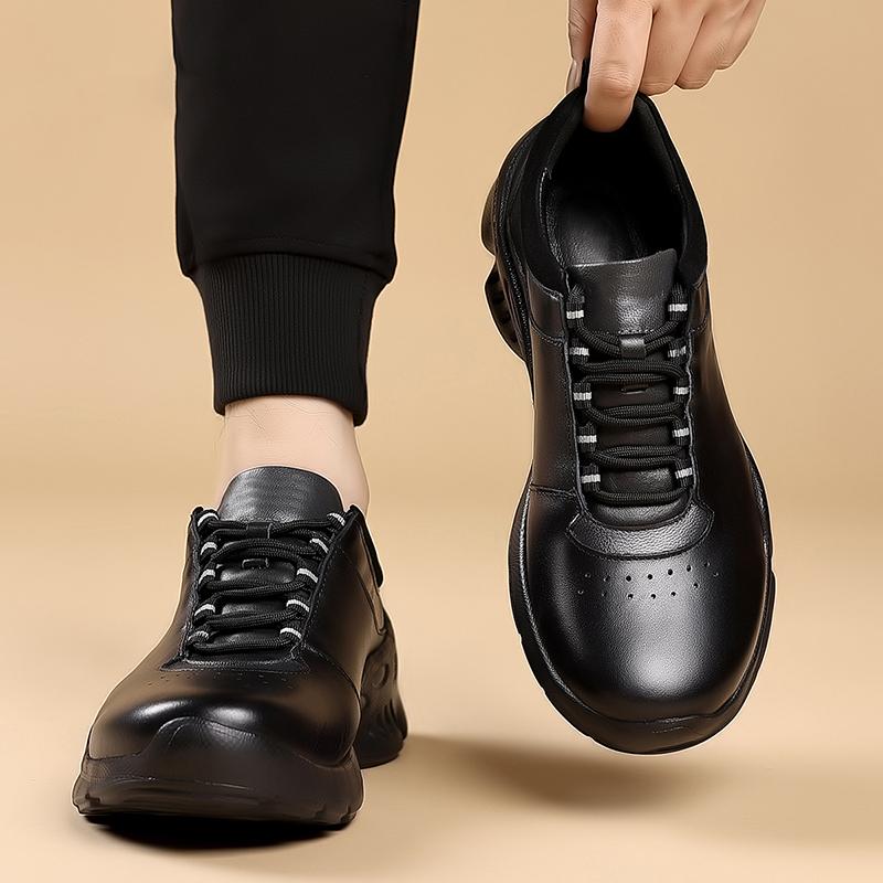 Mode Neuankömmling Herren Sneaker Echtes Leder Herren Skateschuhe Schnürschuhe Bequeme Laufschuhe Outdoor Allround Freizeitschuhe