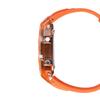 Casio Customized Watch Modified Series Lava Orange Burst Waterproof Luminous Quartz Unisex Black Dial GA-2100SU-1A