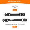 uxcell 2pcs RC Drive Shaft C VD Drive Shaft Metal Universal Replacement Upgrade Part for SCX10 90046 77-101mm