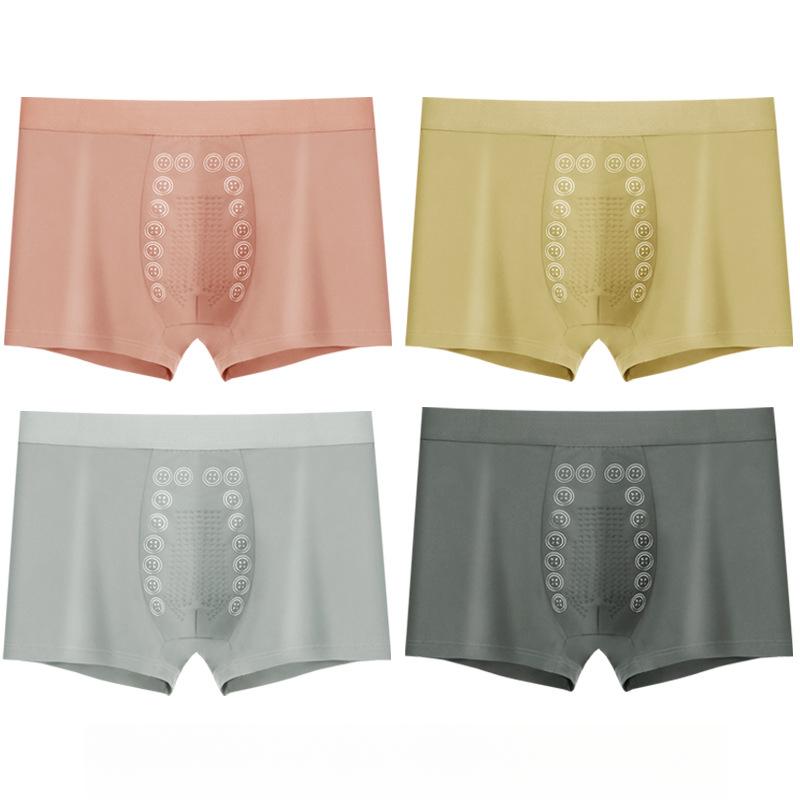 4pcs Men's Underwear Men's Boxer Shorts Middle-aged and Young Four Cornered Shorts Underwear Boxer Brief