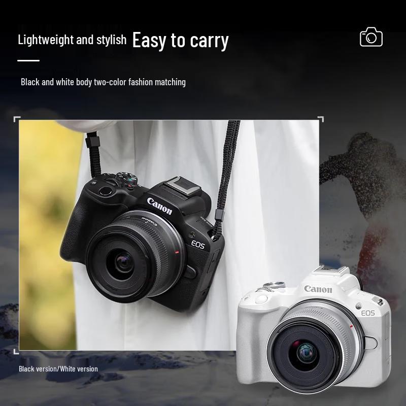 Canon EOS R50 Mirrorless Camera with 18-45mm Lens (CN version)