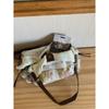 Lace Floral Patterned Patchwork Shoulder Bag for Carrying To Work