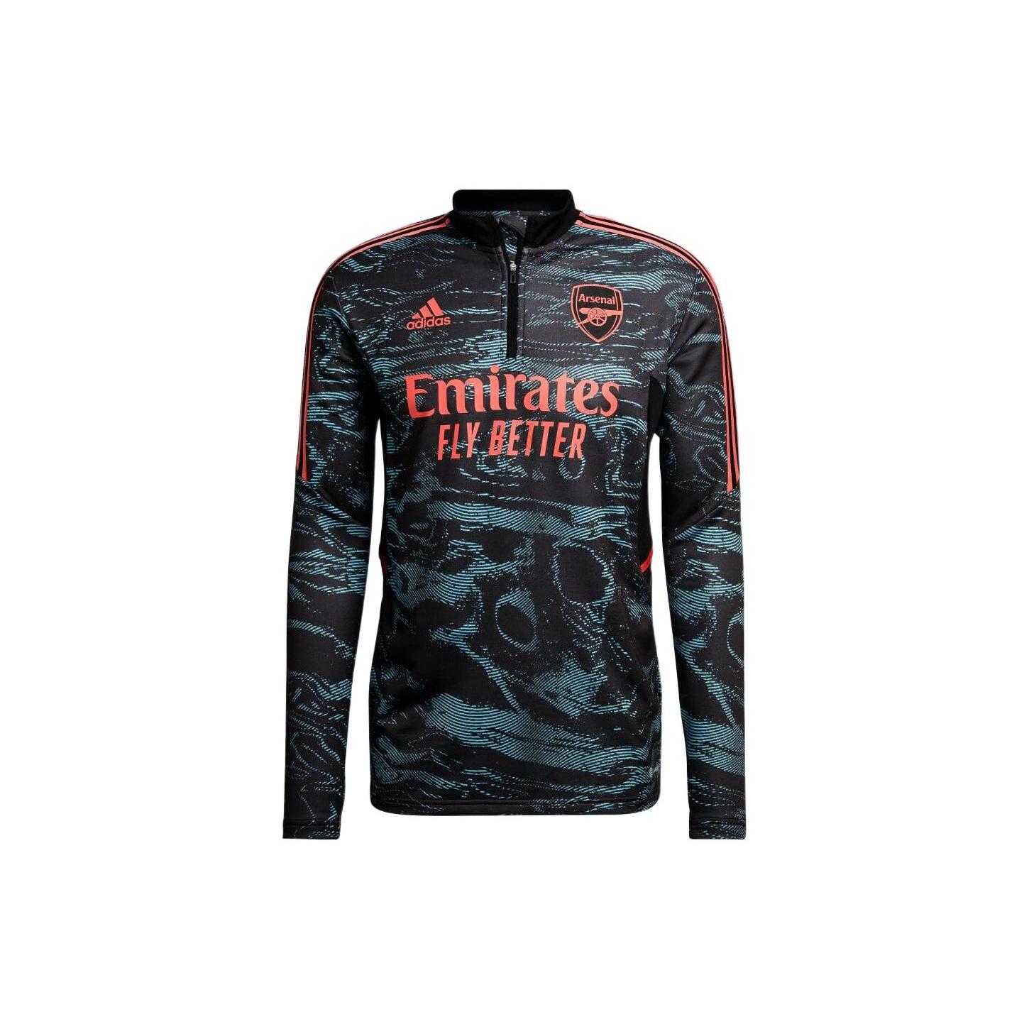 Adidas Arsenal Soccer Jerseys Men s Cyan Moderate Straight Fit HC1252 L