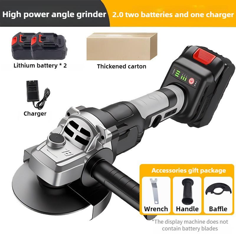 High Power Electric Angle Grinder Portable Handheld Cutting Machine Rechargeable Multifunctional Polishing Machine