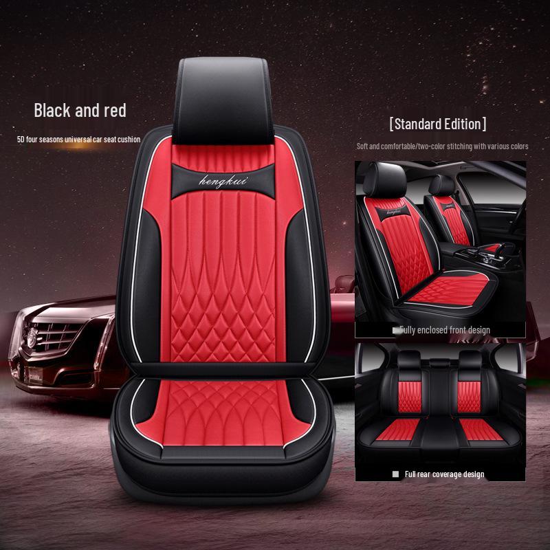 Universal Leather Car Seat Cover Set for Suzuki Tianyu SX4 Hatchback - Full Coverage, Four Seasons Use Pilot